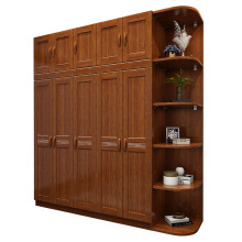 Custom Bedroom Furniture Dark Wood Wardrobe