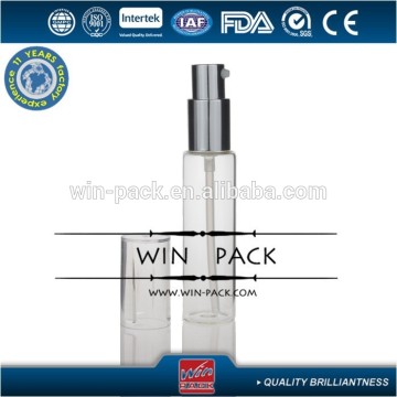 clear essential oil bottle with aluminum sprayer