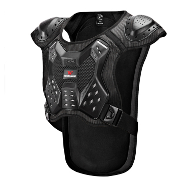 WOSAWE Adult Motorcycle Armor Chest Protector with Back Protector Jacket