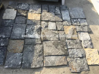 slade dark grey natural limestone pavers
