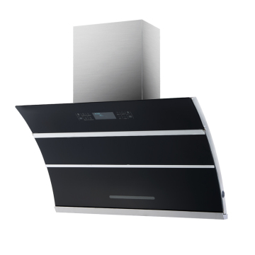 900MM Smoke Suction Painted Golden Automatic Open Copper Motors Kitchen Chimney Auto Clean Extractor Hood Exhaust Hood