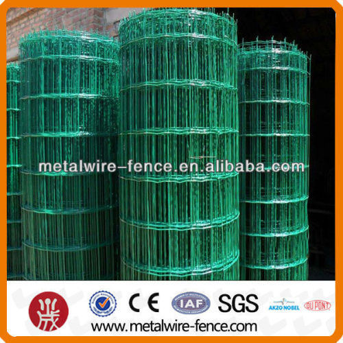 PVC coated welded holland wire mesh fencing