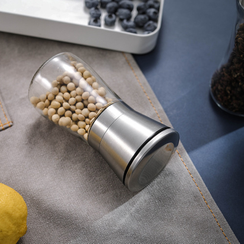 Moedor de garrafa de vidro premium para tempero de cozinha