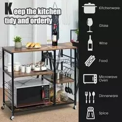 Microwave Kitchen Shelf for Kitchen Living Room