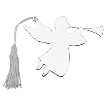 Iywu Aceon Stainless Steel Big Size New Year Gift Tassel Angel Trumpeter Christmas Ornament