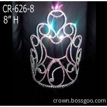 Temporada de Holloween de Rhinestone coronas de Angel celestial