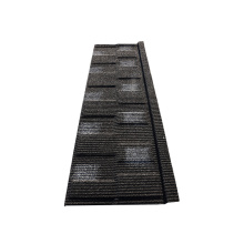 Black and white shingle stone colored roofing tile