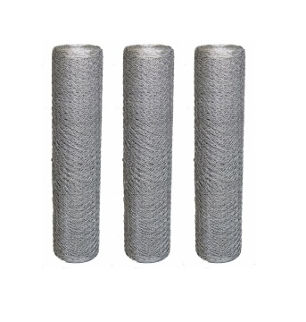 Galvanized Hook Mesh Hex Twist Weave Culture Mesh Plastic Coated Sports Field Fence Net