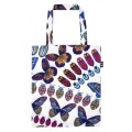 Beach style bright canvas tote bag