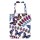 Beach style bright canvas tote bag