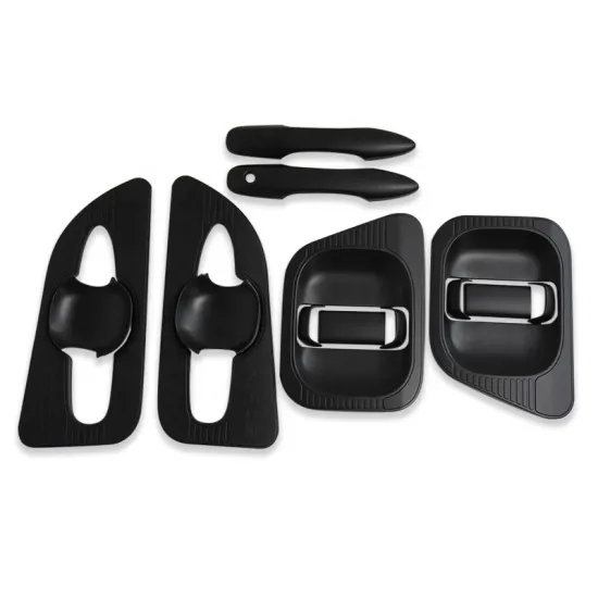 Matte Black Auto Exterior Accessories Kit for Toyota HIACE 2019-2020