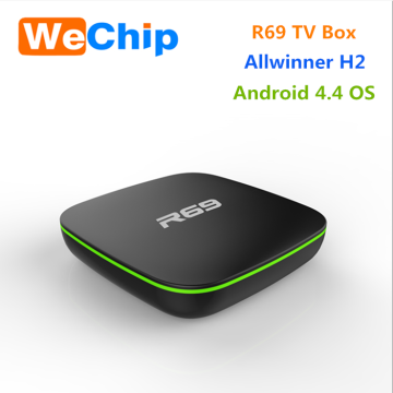 Allwinner H2 Android 4.4 Quad-Core 1G 8G iptv box set top box media player R69
