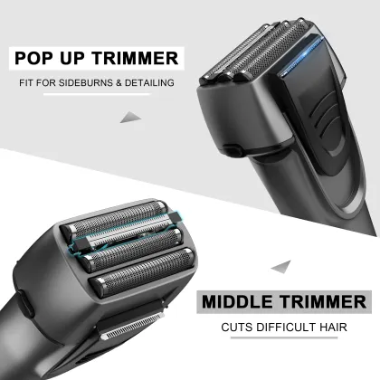 Hatteker Floating Wet and Dry Two Reciprocating Blades Electric Shaver