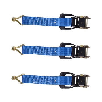 38mm 2T ratchet strap ergonomic cargo lashing