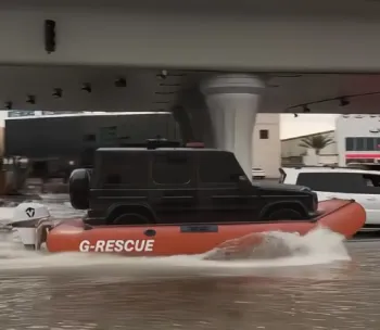 Portable Fireproof Waterproof Inflatable Rubber Boat for Flood Control and Wear Resistance