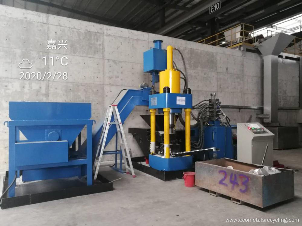 Aluminum Aluminium Chips Briquetter Briquetting Press