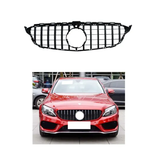 Panamericana Grille for Mercedes-Benz C-Class W205 GTR Style Front Bumper Grille 2014-2018