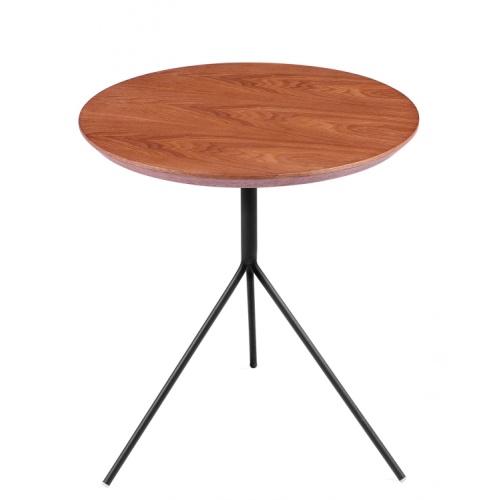 Round Metal Leg WoodTop Restaurant Coffee Tea Tables