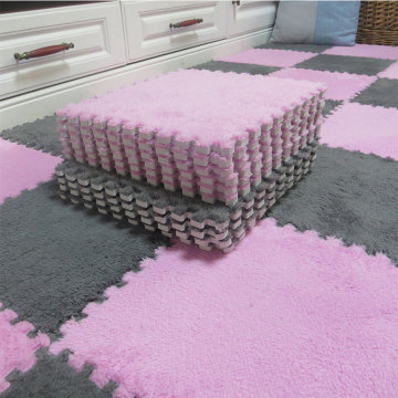 Tappetini da gioco per la camera da letto ecologici con superficie di peluche