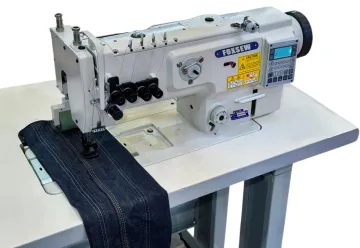 Heavy Duty 4-Needle Lockstitch Sewing Machine with Puller