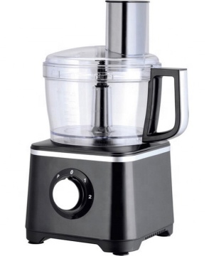 600W Multi-Function Food Processor with 2 Speeds and Pulse, 1200ml Plastic Bowl