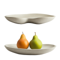 Minimalistische Betonfruchtschale für moderne Häuser