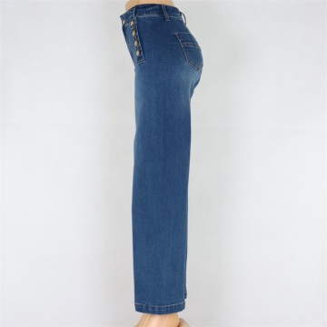 Women's Straight Leg Jeans Wholesale Loose