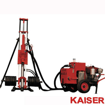 high cost performance KQY90 Down The Hole Drill, Guide rail type drill rig, hydraulic operate