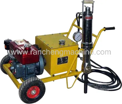 Portable Hydraulic Rock Splitter for Hard Rock Splitting Equipment