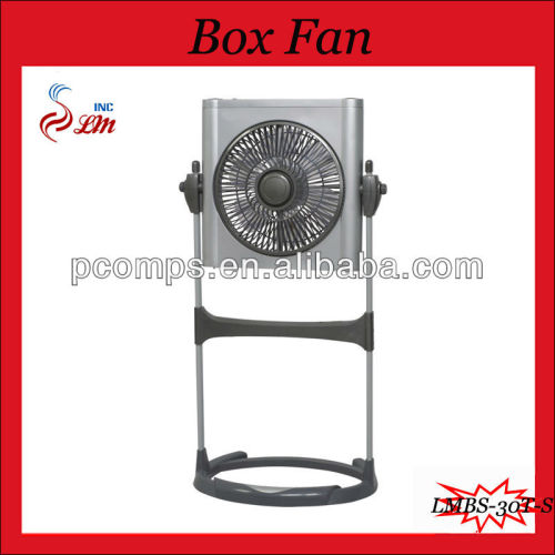 12 Inch Electric Box Fan with Stand Lift Box