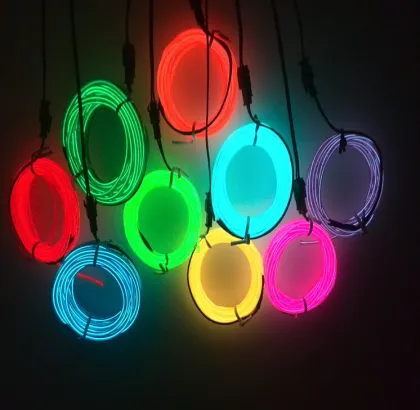 Wholesale cold led el wires for party decoration show suit Christmas decoration