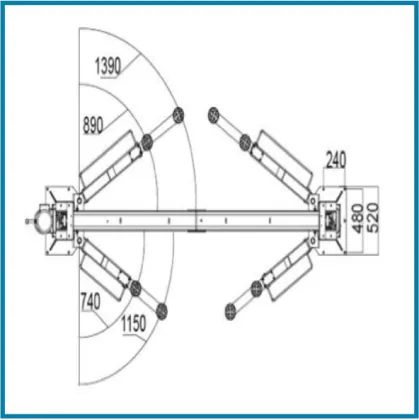 Innovator Hydraulic Garage Car Lift 2 Post for Car Wash