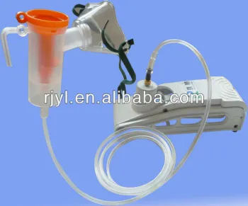 Air pump compressor nebulizer with face mask