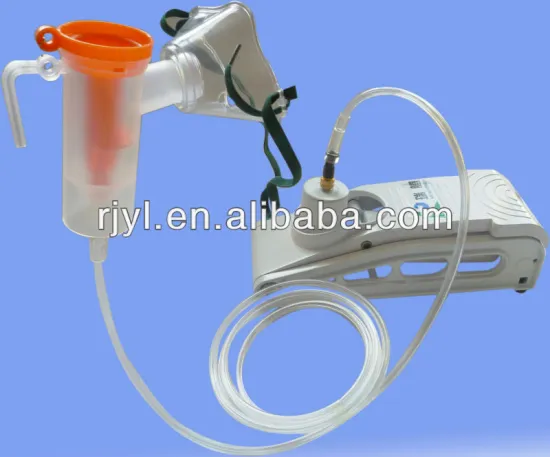 Air pump compressor nebulizer with face mask