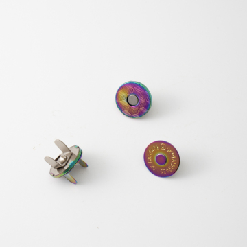 Antique Brass 14mm Thin Handbag Magnet Button - Hot Sale Magnetic Buttons for Bags