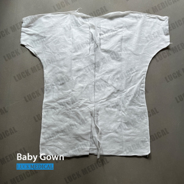 Vestido de bebé médico desechable recién nacido