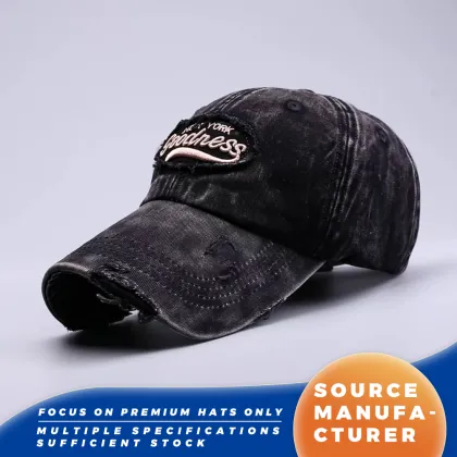 New York Goodness Washed Vintage Baseball Caps