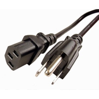 NEMA 5-15P to iec c13 plug computer power cord