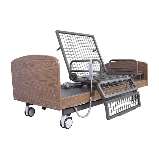 Wood Bedroom Patient Bed Electric Rotating Bed