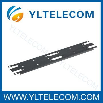 Panel ciego de 19 pulgadas negro/gris para IDC 110 bloque 2U