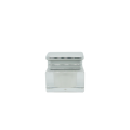 5g Luxury plastic square cosmetic container cream jar