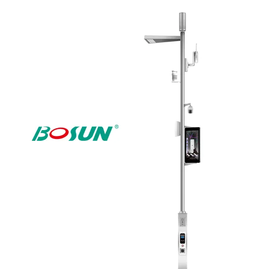 BOSUN Smart City LED Street Lamps with Integrated Pole Camera