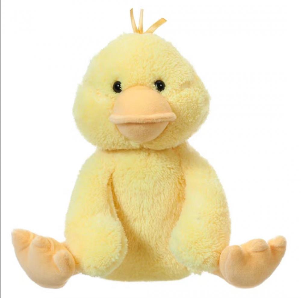 Cute plush little yellow duck toy