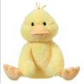 Brinquedo de pato amarelo de pelúcia fofo