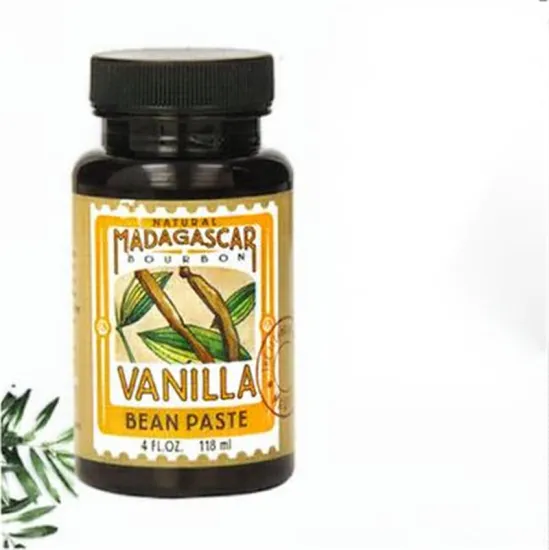 LorAnn Madagascar Vanilla Cream Bakeware Pastry Decoration Tool, 118ml with Vanilla Seeds for Cake Decorating