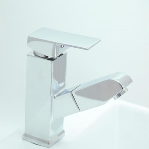 Black Pull Out Spray Spout Basin Faucet