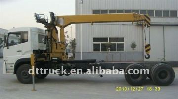 Truck mounted 10Ton telescopic boom crane