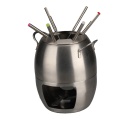Stainless steel Fondue Set with 6 Forks