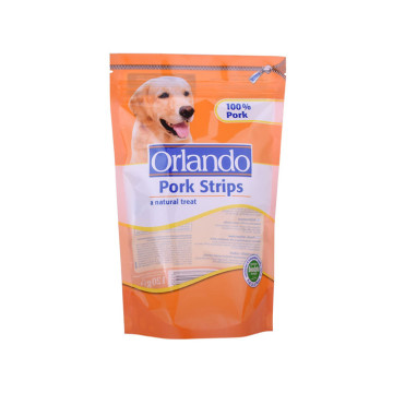 Compostable high quality dog treat packaging pouch