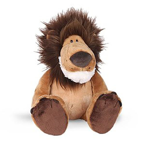 Simulation sitting posture lion plush living room decoration